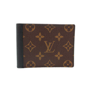 Louis Vuitton Monogram Macassar Brown Portefeuille Wallet Mindoro Bifold